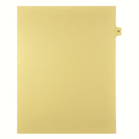 Markmaker - 25 tabs/PQT, 5 PQT/Boite, Intercalaires imprimes Legal, Chamois, 1/15th coupe| format lettre, sans trous, Numero 78-Intercalaires imprimes Legal