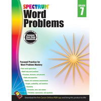 Livre numérique : Spectrum - Word Problems, 704493-EB, 7e année-Vous recevrez deux courriels : le premier confirmant la totalité de votre commande et le second comportant un lien de téléchargement. Vous pourrez utiliser le lien de téléchargement immédiatement ou plus tard, comme vous le voulez.