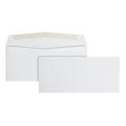 Quality Park – Enveloppes blanches Preserve n° 10, 4 1/8 po x 9 1/2  po, bte/1000 - avec colle-Ouverture au bout ; rabat à bord bien gommé