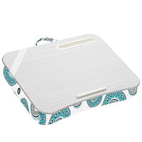 Secretaire portatif LapGear Designer - Medaillon Gris-Convient aux ordinateurs portatifs jusqu’à 15,6 po