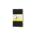Moleskine – Cahier journal, page blanche, avec poche, couverture souple, noir, 3,5 po x 5,5 po-Couverture cartonnée souple noire