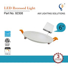 AWL - Panneau rond lumineux DEL 6", 13W, intensité réglable, paquet de 2-Remplace les ampoules halogènes de 100W, économise 80% en coût d’énergie