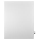 Markmaker - Intercalaires imprimes Legal, Blanc, 1/25th coupe, format lettre, sans trous, 25 tabs/PQT, 5 PQT/Boite, Numero 72-Intercalaires imprimes Legal
