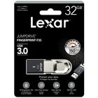 Lexar - Clé USB 3.0 JumpDrive F35 empreinte digitale, 32 Go-Cryptage 256 bits AES