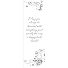 Rosedale – Cartes de souhaits et enveloppes, porte-billet, Bridal Shower, 3 3/4 x 7 1/4 po, 12/paquet (16605)-Cartes de souhaits de qualité comparable à celles qu’on retrouve dans un magasin spécialisé