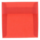 JAM Paper Enveloppes carrées translucides, 8,5 x 8,5 po, rouge primaire, 250/paquet-Enveloppes en papier translucide rouge primaire