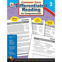 Livre numérique : Carson Dellosa - Differentiated Reading for Comprehension, 104614-EB, 2e année-Vous recevrez deux courriels : le premier confirmant la totalité de votre commande et le second comportant un lien de téléchargement. Vous pourrez utiliser le lien de téléchargement immédiatement ou plus tard, comme vous le voulez.
