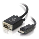 C2G – Adaptateur convertisseur actif DisplayPort mâle vers VGA mâle, 6 pi, noir (54332)-Couleur : noir