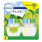 Febreze - Plug Recharge d'huile désodorisante - Parfum Gain - Paquet de 2-Recharge