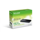 TP-LINK - Concentrateur USB 3.0 à 7 ports avec 2 ports de charge-Deux ports de charge exclusifs 5V/2.4A fournissent une puissance optimale pour les dispositifs mobiles Android et iOS, les chargeant rapidement et en toute sécurité