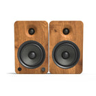 Kanto YU6 Haut-parleurs de bureau amplifiées 200W avec Bluetooth et préamplificateur phono - Noyer-Les drivers en Kevlar de 5.25 po et les tweeters à dôme en soie de 1 po offrent des aigus nets et des médiums merveilleusement équilibrés