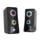 Havit SK700 Designed for Gamers, USB Powered, RGB Lights Speaker - Black-180mmX102mmX180mm (LxWxH)