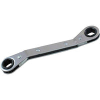 Gray Tools – Clé polygonale à cliquet oblique, 6 pans, 1/2 larg. x 9/16 po, 25 degrés, finition chromée miroir-Taille : 1/2 x 9/16 po