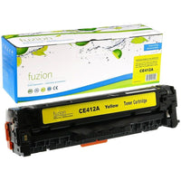 fuzion - HP 305A (CE412A) Cartouche De Toner Remanufacturée - Rendement Standard - Jaune-Couleur d'encre: Jaune