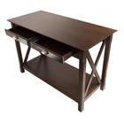 Winsome – Table console Xola à 2 tiroirs, Cappuccino-Table console avec 2 tiroirs et une tablette inférieure