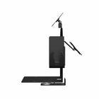 Station de vente à double plaque compatible VESA CTA Digital avec support d'imprimante, scanner et lecteur de carte - Noir-Double supports VESA pour créer simplement votre propre kiosque personnalisé