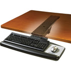 3M - Plateau pour clavier réglable-Les indicateurs de hauteur et d'inclinaison vous permettent de choisir les réglages parfaits pour un confort ergonomique.