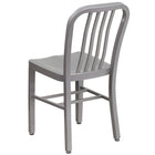 Chaise pour l’intérieur et l’extérieur, métal, argenté (CH-61200-18-SIL-GG)-4