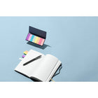 Marqueurs de page Poppin, variés, paquet de 400-L'étui de protection le rend facile à trouver dans votre classeur ou bureau