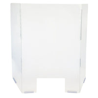 Eddie's Hang-Up Display Ltd, Écran de protection des caissiers - Acrylique Transparent-Écran de protection des caissiers (protection anti-éternuements des caissiers)