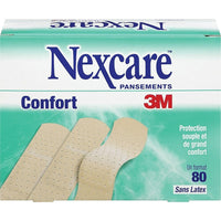 Nexcare - Pansements Confort, taille unique, paq./80-Pansements à sensation naturelle