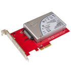 StarTech® Adaptateur U.2 à PCIe de 2,5 po U.2 NVMe SSD, SFF-8639, PCI Express x4 3.0 (PEX4SFF8639)-Système d’exploitation indépendant sans nécessiter de pilote, pour une configuration rapide sans tracas
