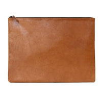 Ashlin - Pochette Branson avec fermeture Eclair pour MacBook Pro de 13 po havane anglais-Extra Grande Pochette - Stocker n'importe quoi