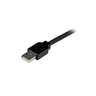 StarTech  Câble dâââ€š¬ââ€ž¢extension actif USB 2.0, M/F, 25 m-Connexion en chaîne de 2 câbles pour atteindre des distances de connexion allant jusqu’à 50 mètres entre vos appareils USB 2.0