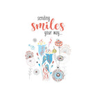 MILLBROOK - Carte de souhaits Enveloppes - 5-3/8 po L x 7-3/4 po H - Fleurs de griffonnage - Paquet de 18-Cartes de qualite style boutique