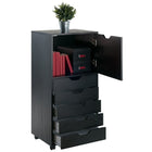 Winsome - Classeur 20616 Halifax, fini noir-Assemblage requis