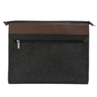 Housse pour ordinateur portable compatible avec de 10 à 12 po Housse pour ordinateur portable, Marron-Deux poches zippées à l'avant pour les clés, les cartes, l'argent et autres articles essentiels pret à partir