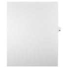 Markmaker - Intercalaires imprimes Legal, Blanc, 1/25th coupe, format lettre, sans trous, 25 tabs/PQT, 5 PQT/Boite, Numero 36-Intercalaires imprimes Legal