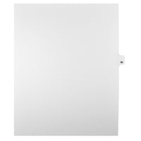 Markmaker - Intercalaires imprimes Legal, Blanc, 1/25th coupe, format lettre, sans trous, 25 tabs/PQT, 5 PQT/Boite, Numero 36-Intercalaires imprimes Legal