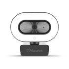 ALURATEK - Webcam 1080p HD avec mise au point automatique de la lumière annulaire et micro-Microphone antibruit directionnel