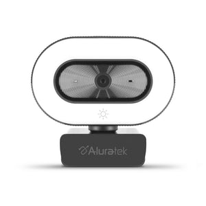 ALURATEK - Webcam 1080p HD avec mise au point automatique de la lumière annulaire et micro