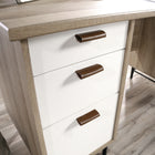 Sauder 56"W La Collection Anda Norr Bureau Ministre - Finition Sky Oak-Garantie limitée du fabricant de 5 ans