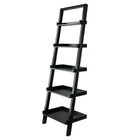Winsome – Étagère inclinée Bellamy, noir (29553)-Idéale pour les pièces de petite taille et les espaces restreints