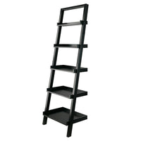 Winsome – Étagère inclinée Bellamy, noir (29553)-Idéale pour les pièces de petite taille et les espaces restreints
