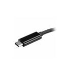 StarTech - Concentrateur USB 3.0, 4 ports, USB-C à 4 x USB-A (HB30C4AB)-Câble USB Type-C intégré