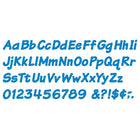 Trend Enterprises - Lettres réutilisables majuscules/minuscules italiques, 4 po, bleu (T-2702)-Dimensions : 4 long. po