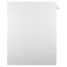Markmaker - Intercalaires imprimes Legal, Blanc, 1/25th coupe, format lettre, sans trous, 25 tabs/PQT, 5 PQT/Boite, Numero 177-Intercalaires imprimes Legal