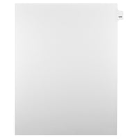 Markmaker - Intercalaires imprimes Legal, Blanc, 1/25th coupe, format lettre, sans trous, 25 tabs/PQT, 5 PQT/Boite, Numero 177-Intercalaires imprimes Legal