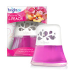 Bright AirMD ® Assainisseur dâ€™air à huile parfumée, parfum pétales fraîches et pêche-Une alternative naturelle, sécuritaire et écologique aux aérosols et aux diffuseurs à brancher