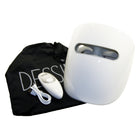 Dessin masque de beauté LED Recovery Premium Soins du visage pour la maison - Blanc-LED bleue: aide à apaiser les peaux sensibles.