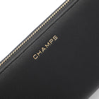 Champs - Portefeuille zippé RFID - Noir-Pochette centrale zippée