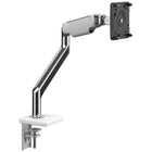 Bras de moniteur Humanscale M2.1-La fonction d'arrêt intelligent du M2.1 permet à l'utilisateur d'arrêter chaque articulation n'importe où le long de sa rotation pour éviter que le moniteur ou le bras ne se trouve sur les bords du bureau. De plus, un indicateur de contrepoids intégré permet à l'installateur de contrebalancer le poids du moniteur sans moniteur.