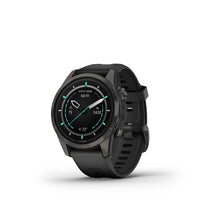 Garmin - Epix Pro Sapphire Edition - 42mm Titane DLC gris carbone avec bracelet noir-Taille physique 42 x 42 x 14,1 mm; Convient aux poignets ayant la circonférence suivante: Bande de silicone : 108-182 mm; Bande en daim : 108-175 mm; Bande de tissu : 108-189 mm; Bande métallique : 108-180 mm