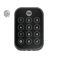 Yale - 450 Assure Lock 2 Touch avec Wi-Fi - Sans clé - Suède noir-Déverrouillez avec votre empreinte digitale avec une précision de 99 pourcent et un temps de reconnaissance inférieur à 0,5 seconde