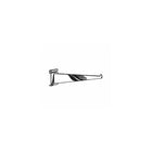 Wamaco - Support de 12 po pour tablette de panneau grillagé, noir, paquet de 10-Idéal pour tablettes en verre, en bois et en mélamine pour présenter vos produits