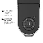 Keurig K-Slim Plus - Cafetière une tasse à la fois pour capsule K-Cup avec et technologie MultiJet - noir-Efficacité énergétique : la fonction d’arrêt automatique éteint votre cafetière 5 minutes après la dernière infusion, pour aider à économiser l’énergie.
